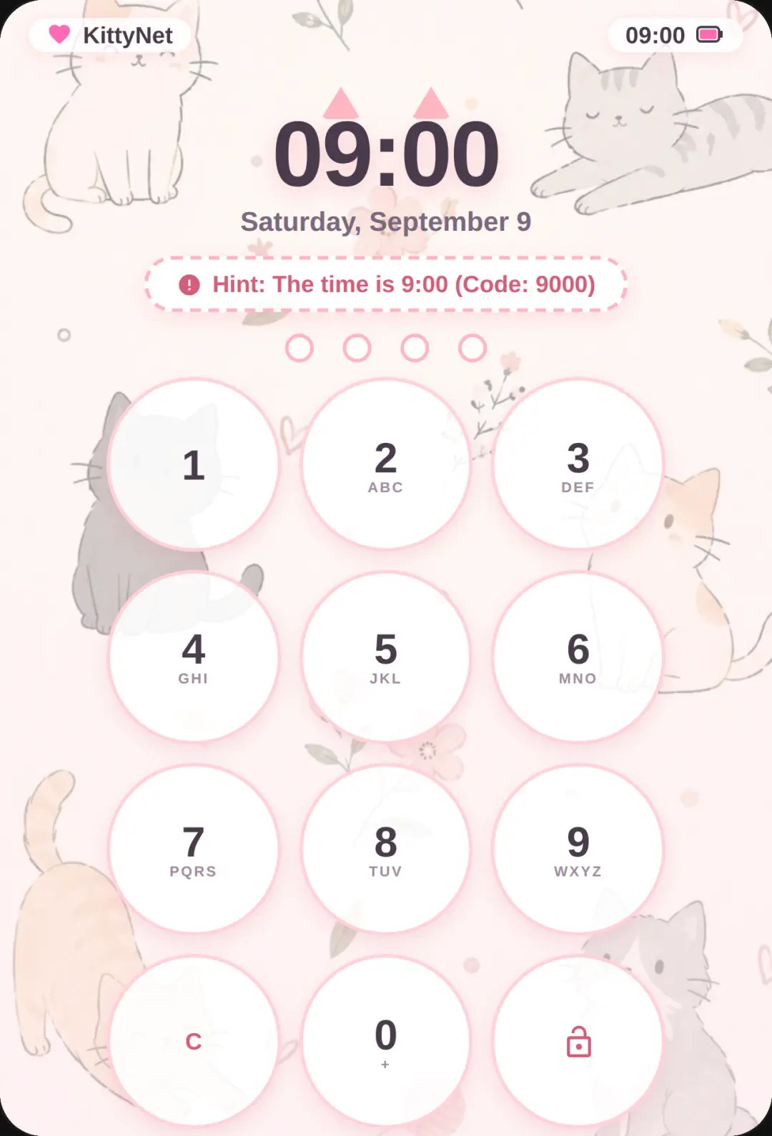 Cutesy Kitty Phone cover
