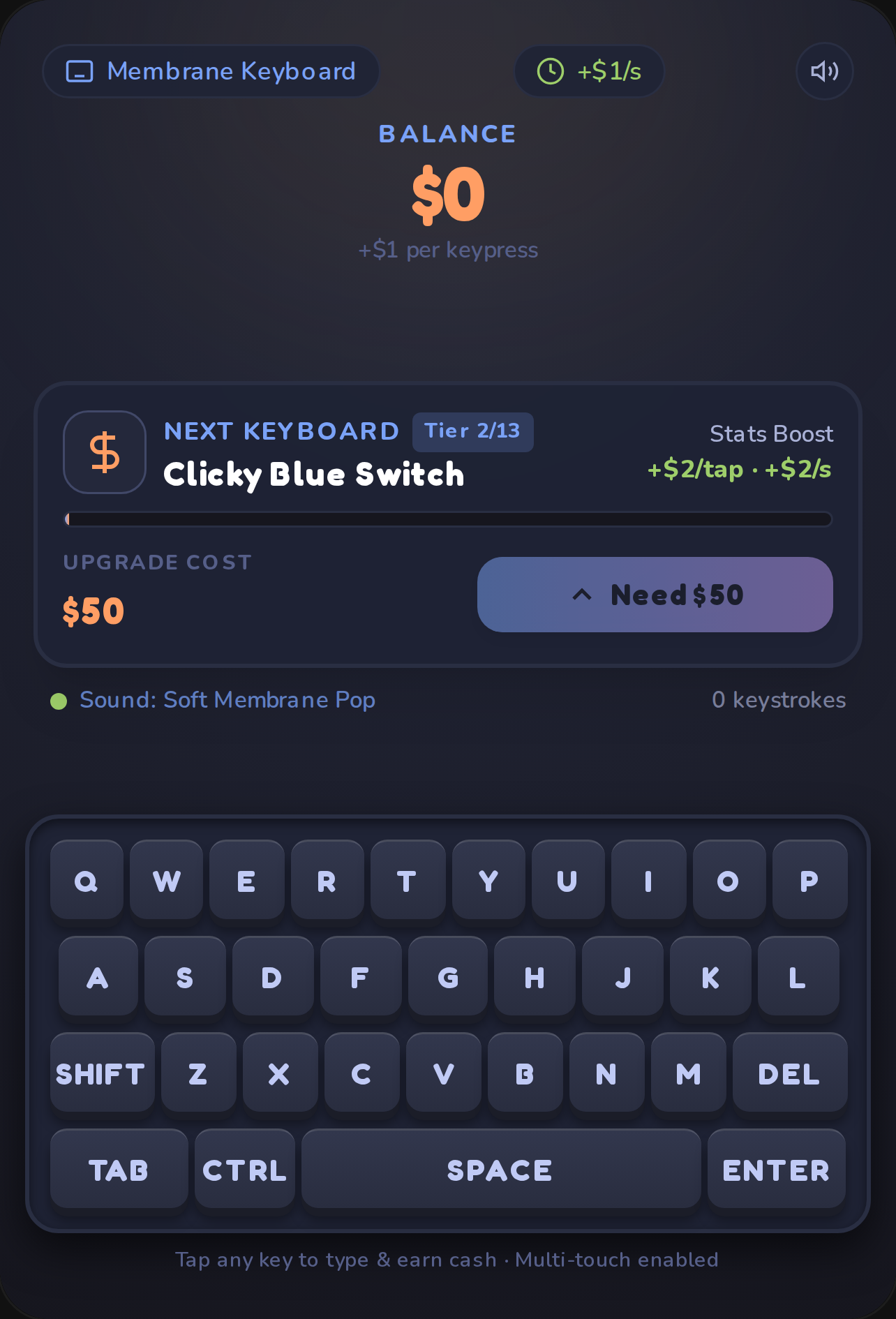 Satisfying Keyboard Clicker cover