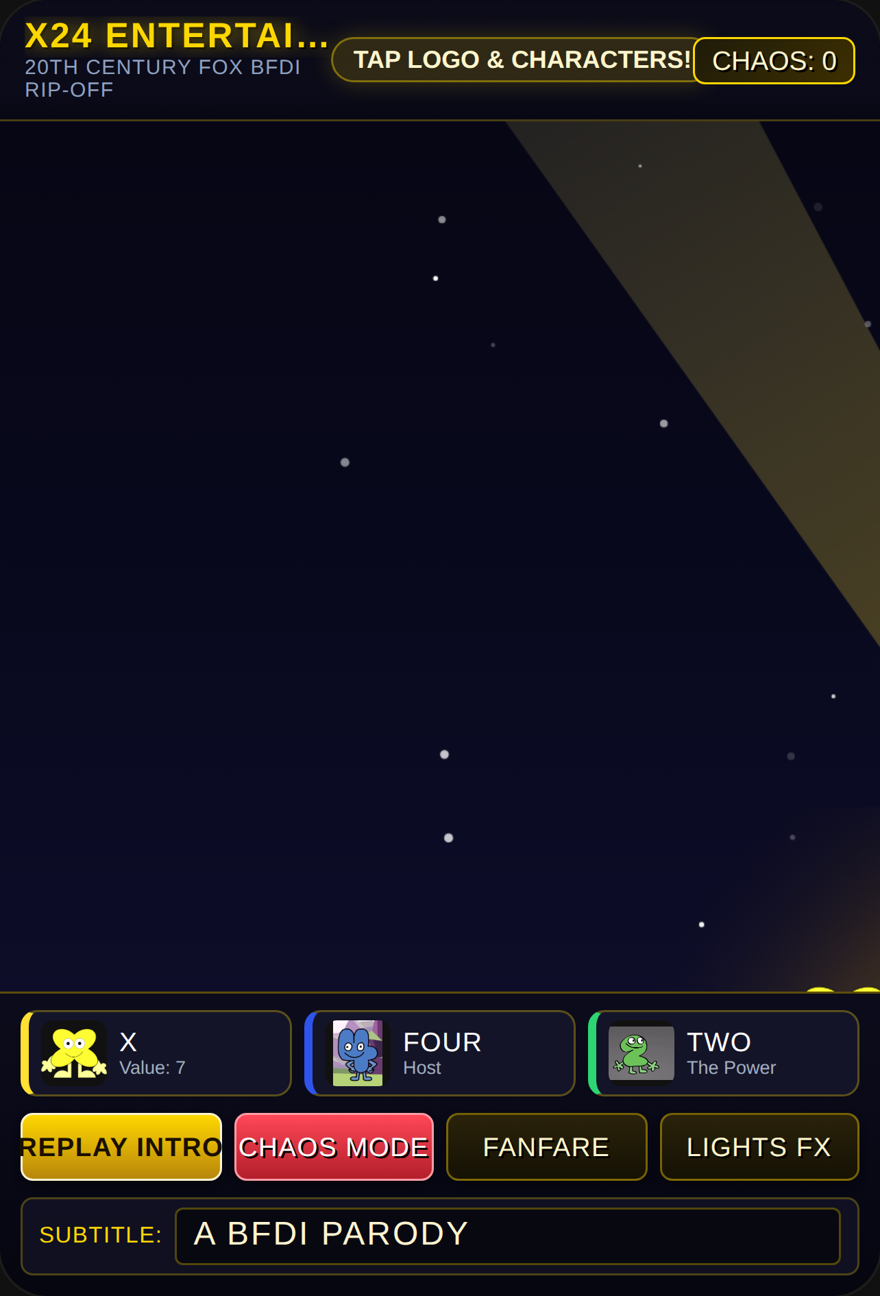X24 Entertainment - 20th Century Fox BFDI Parody cover