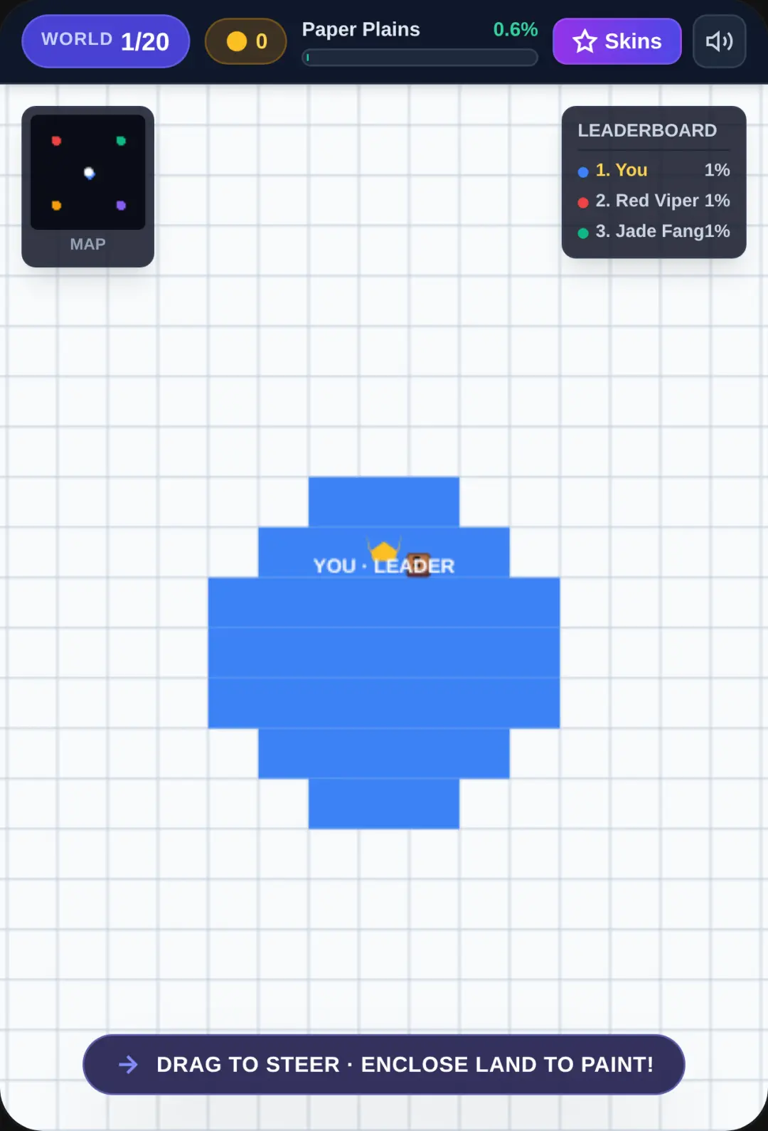 Paper.io 2 - 20 Worlds cover