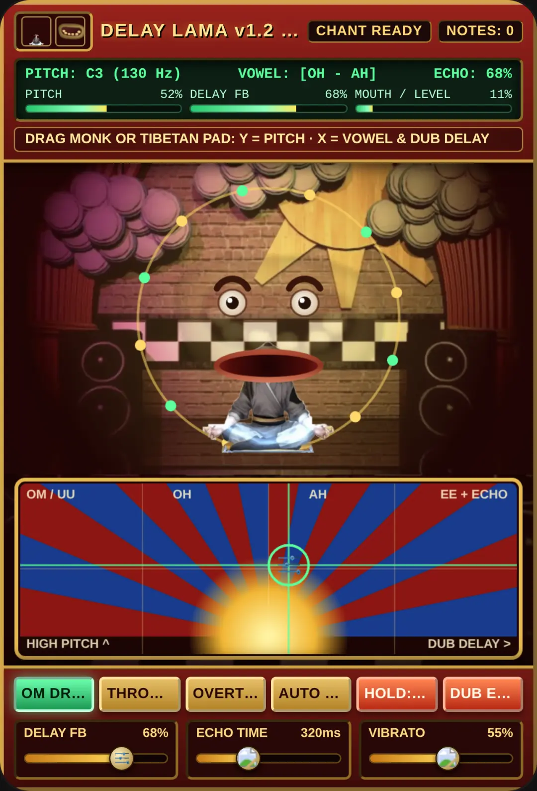 Delay Lama 2004 — Tibetan Singing Synth cover