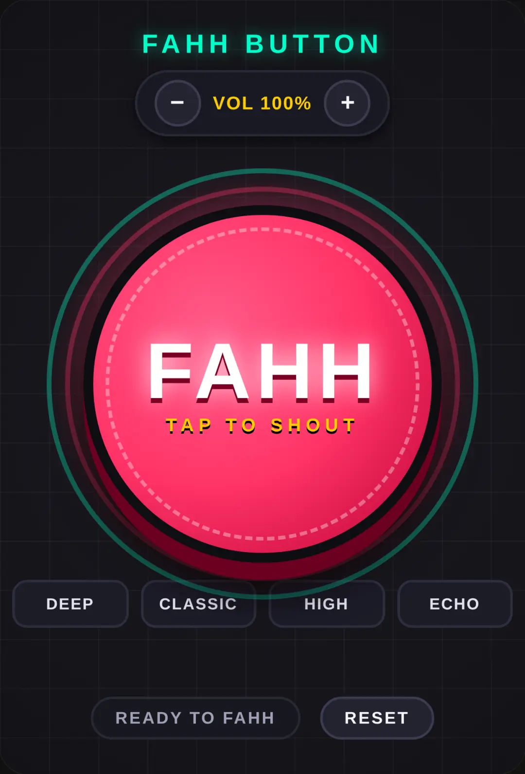 FAHH Button cover