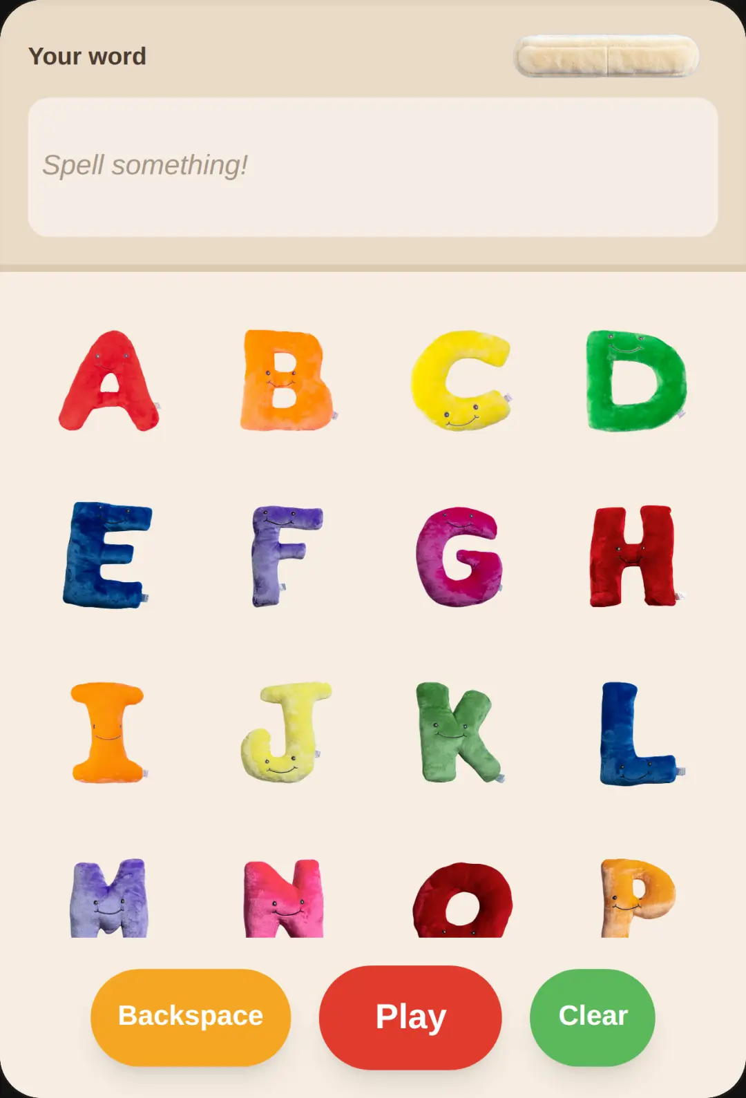Alphapals Spelling Toy cover