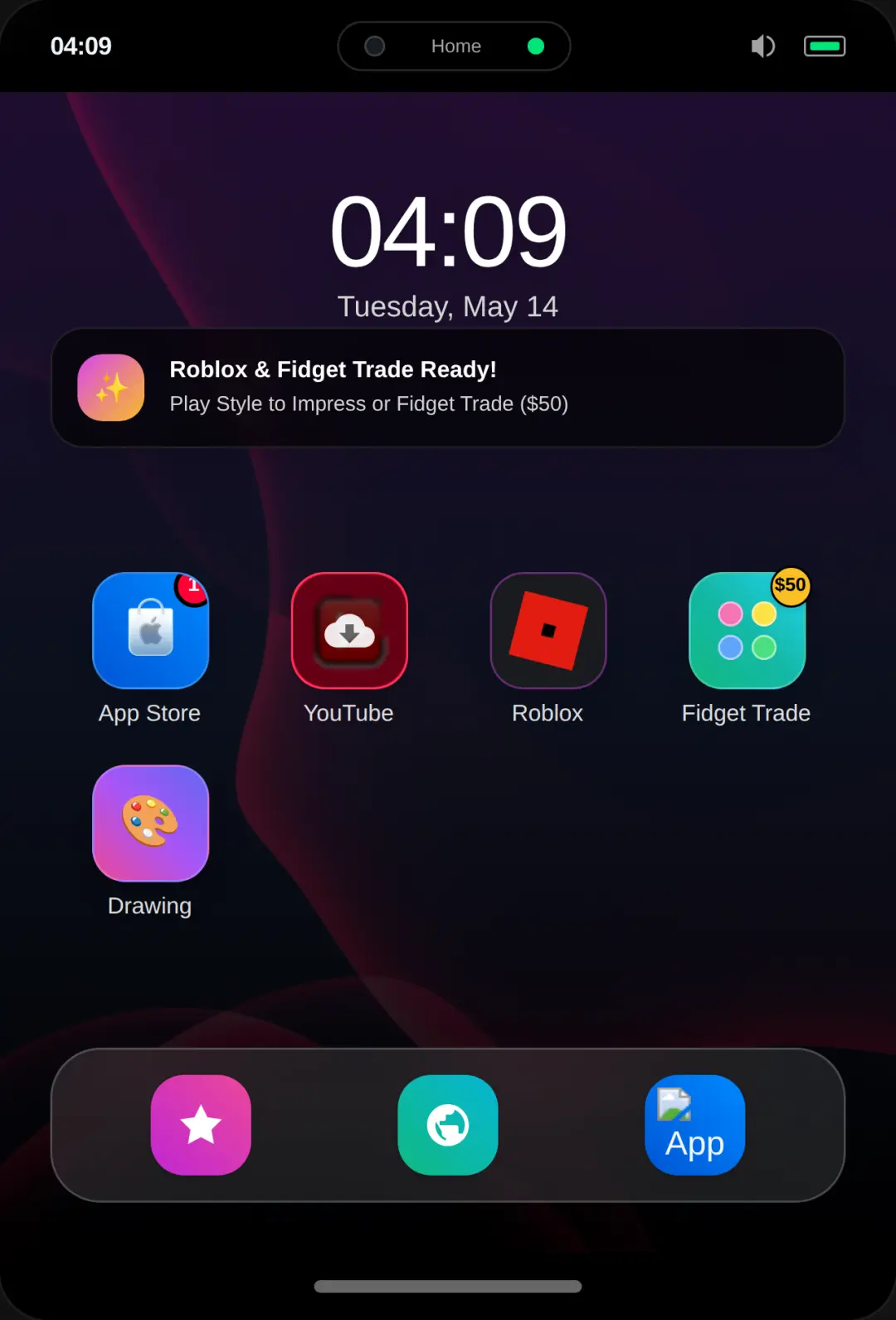 Phone OS: App Store, YouTube, Roblox Style to Impress & Fidget Trade cover