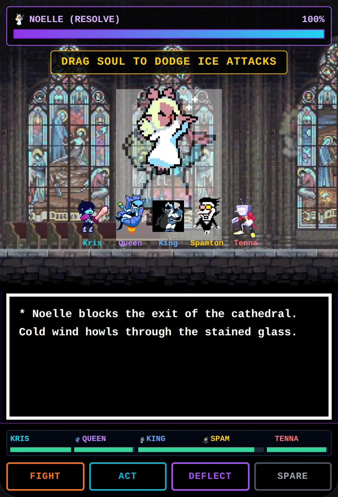 Deltarune twisted ice cover