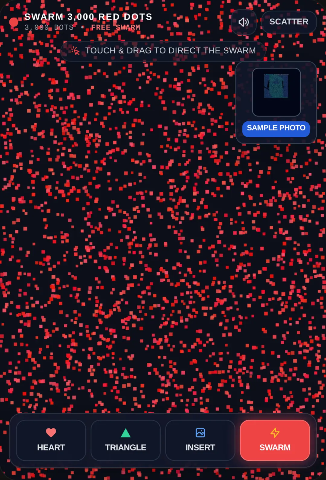 Swarm 3,000 Red Dots cover
