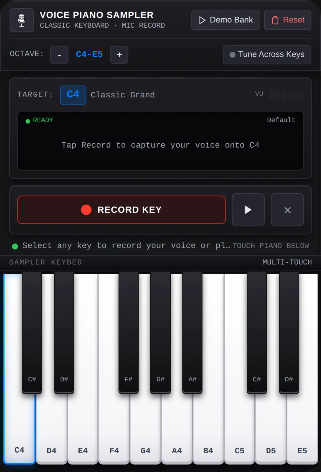 Voice Piano Sampler cover