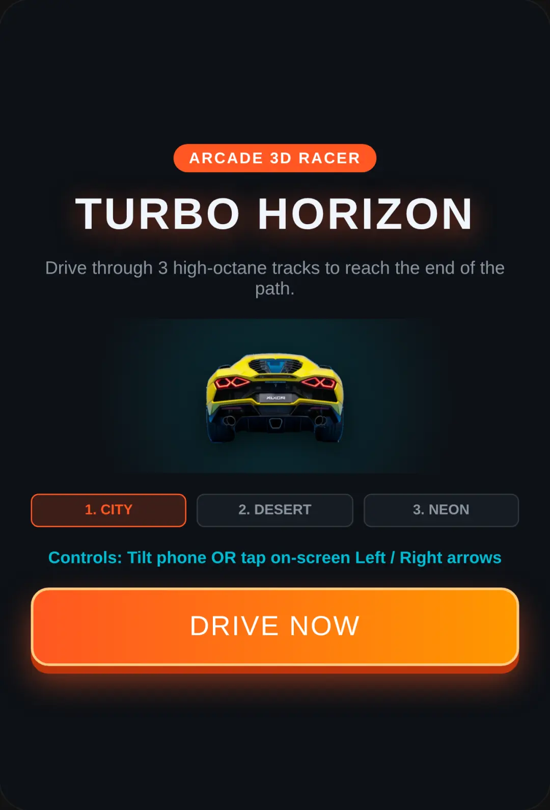 Turbo Horizon - 3D Racing cover