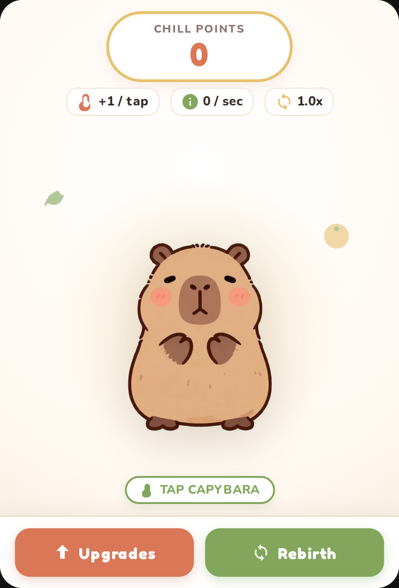 Capybara Clicker have fun cover