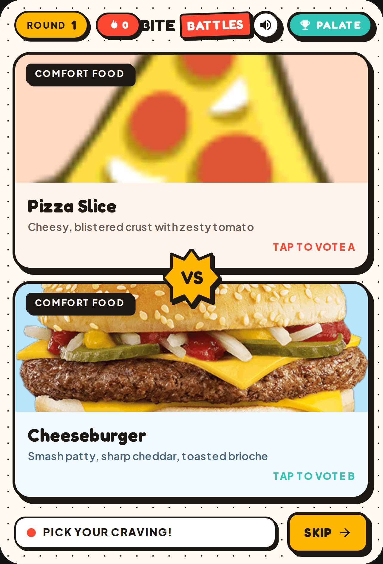 Bite Battles · This or That food edition cover