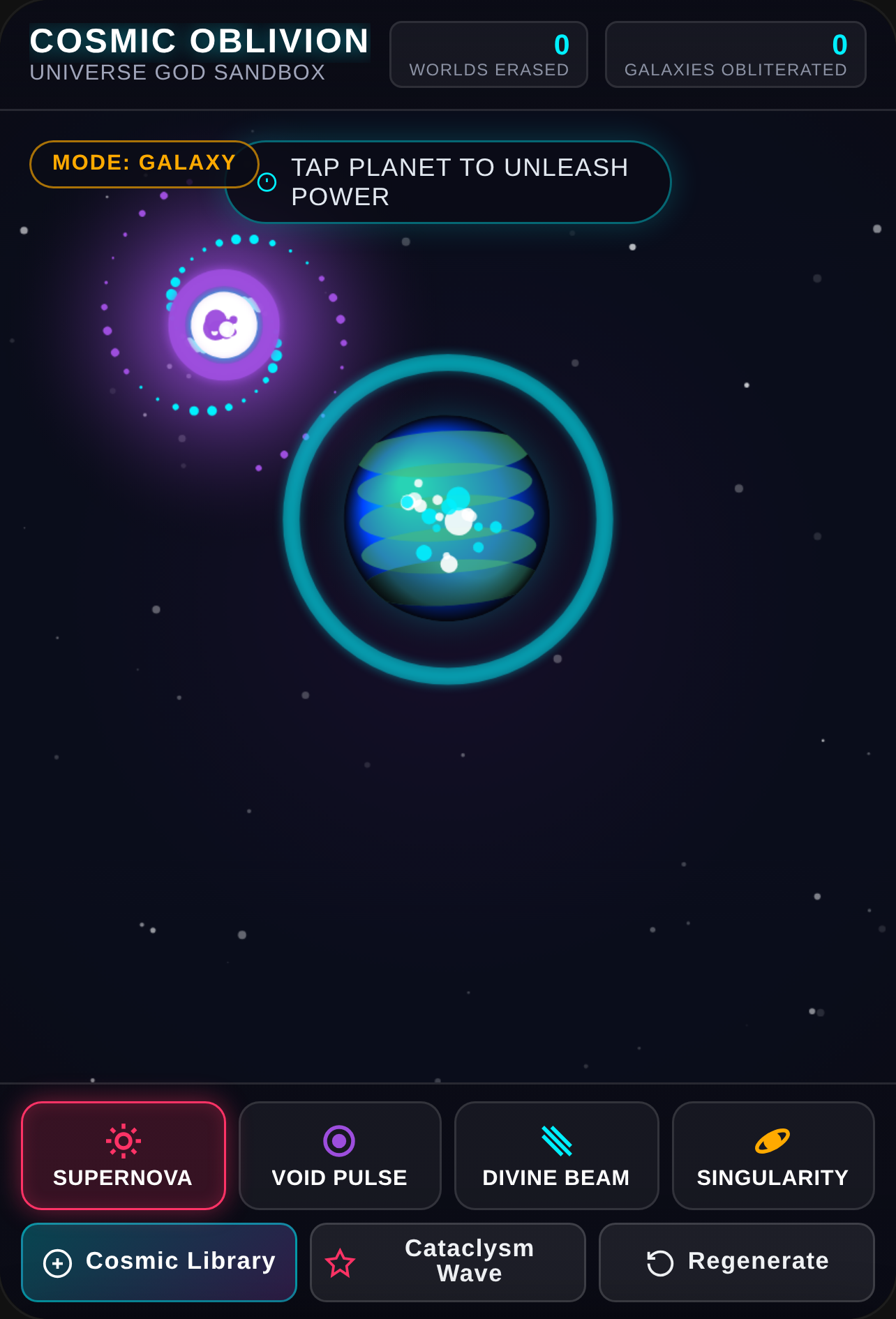 Cosmic Oblivion - Universe God Sandbox cover