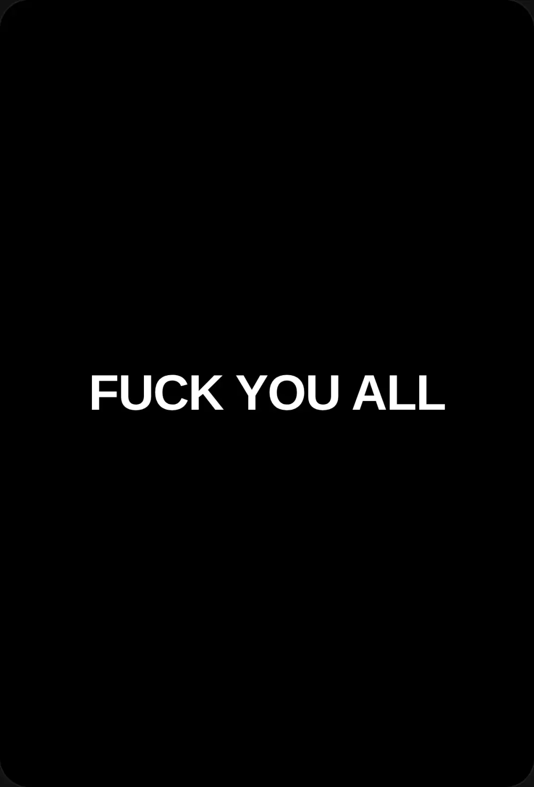 FUCK YOU ALL cover