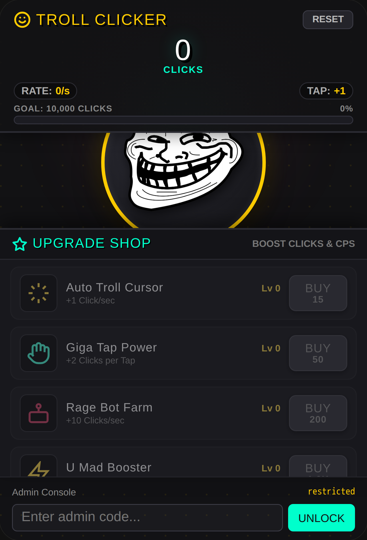 Troll Clicker - 10,000 Milestone cover
