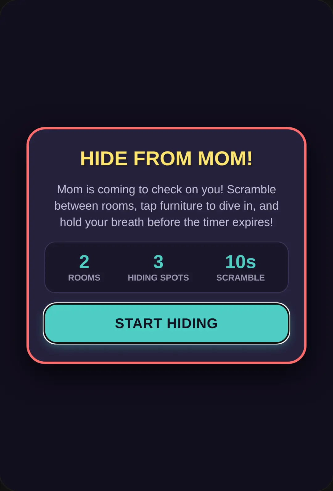 Hide from Mom cover