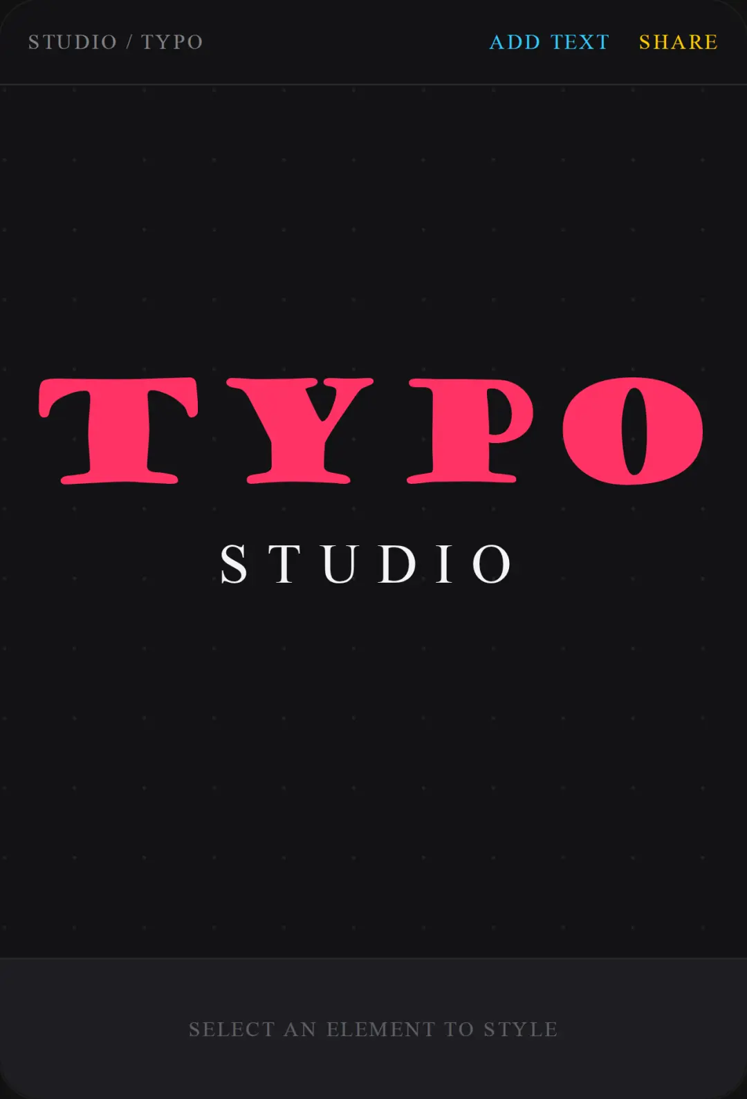 Typographic Studio cover