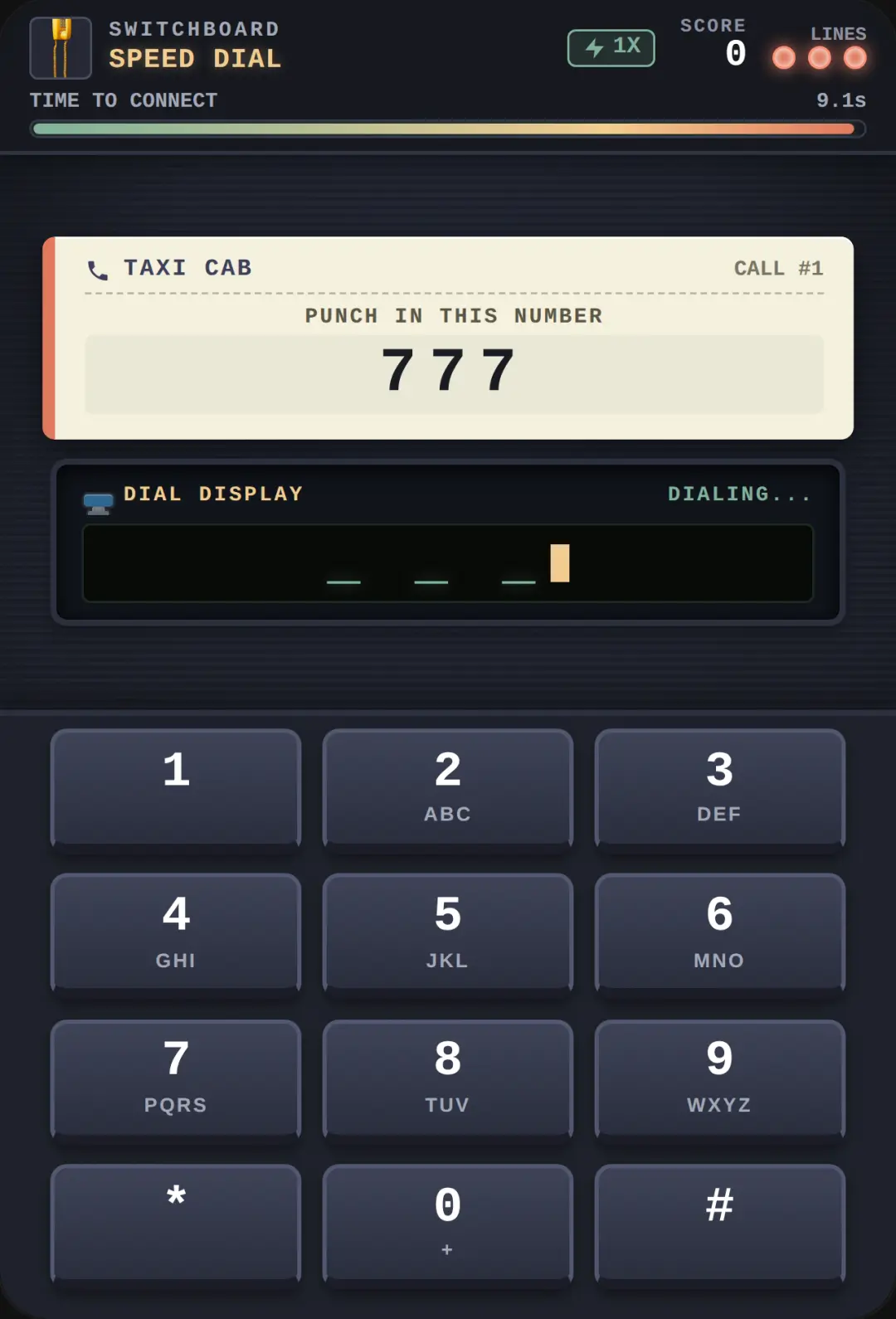 Retro Switchboard: Touch-Tone Speed Dial cover