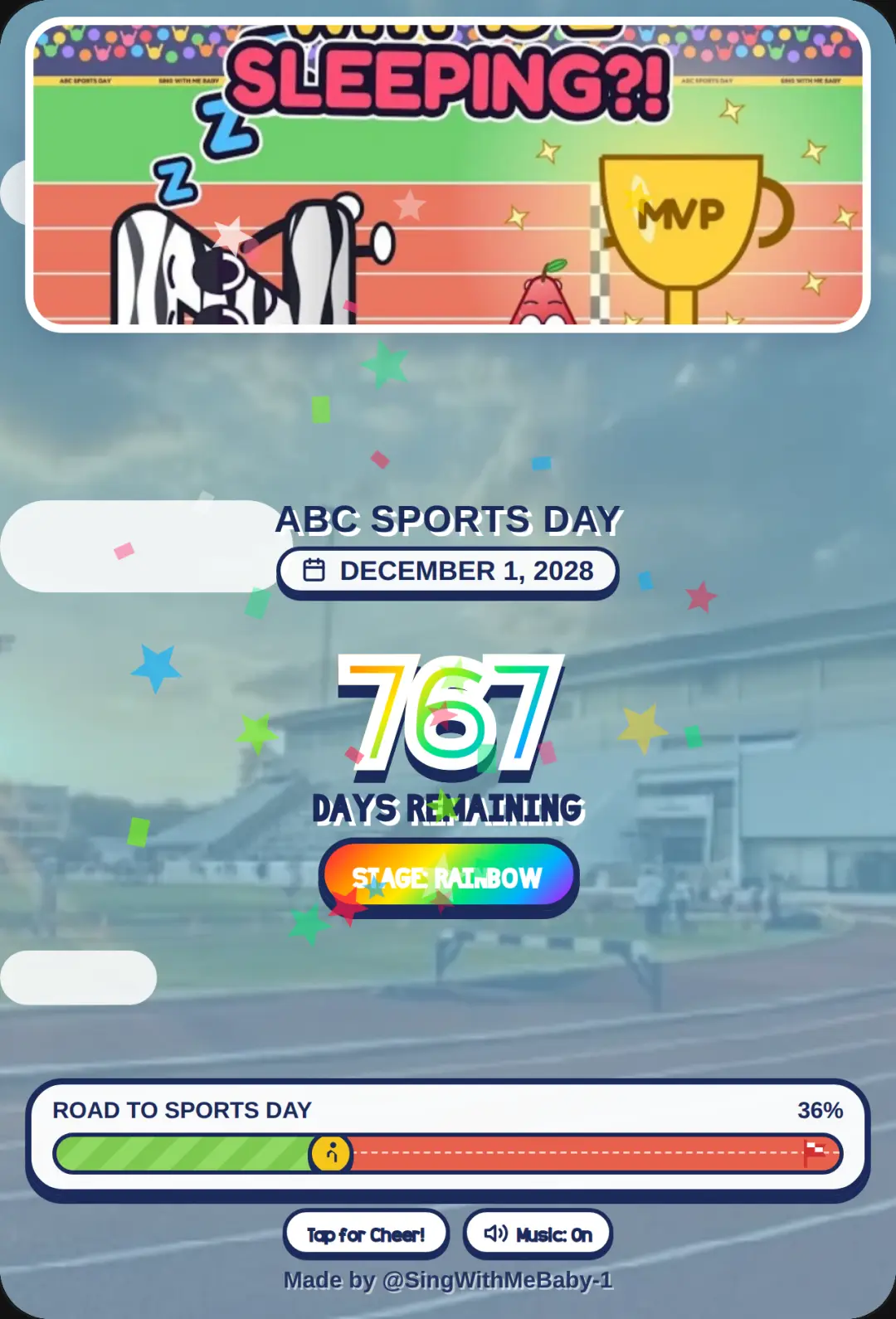 ABC Sports Day Countdown cover