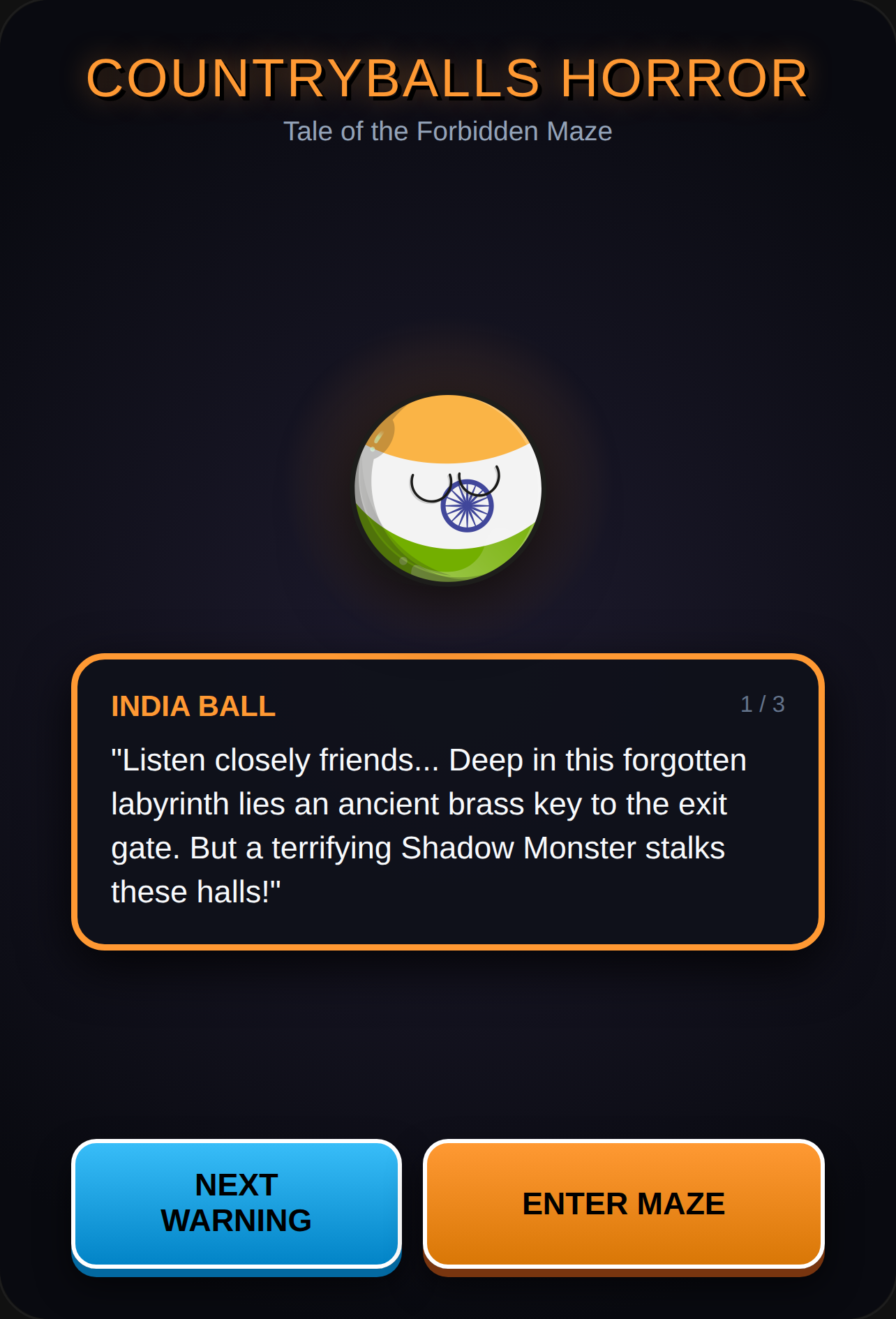 Countryballs Horror: The Dark Labyrinth cover