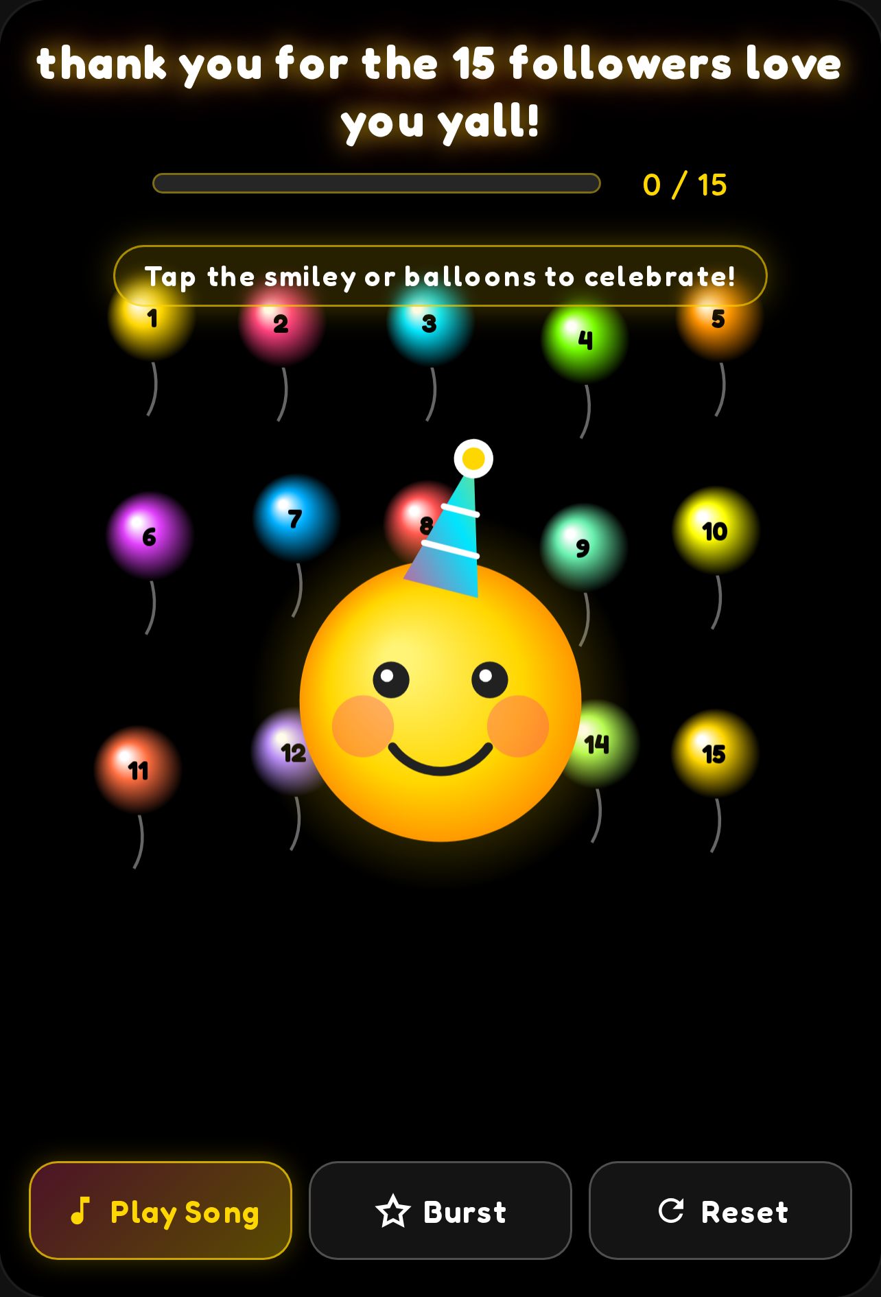 15 Followers Celebration [THANK YOU YALL!] cover