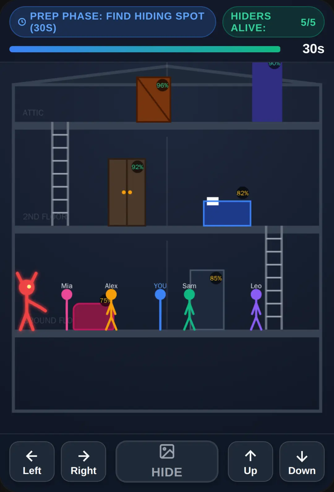 Stickman Hide & Seek