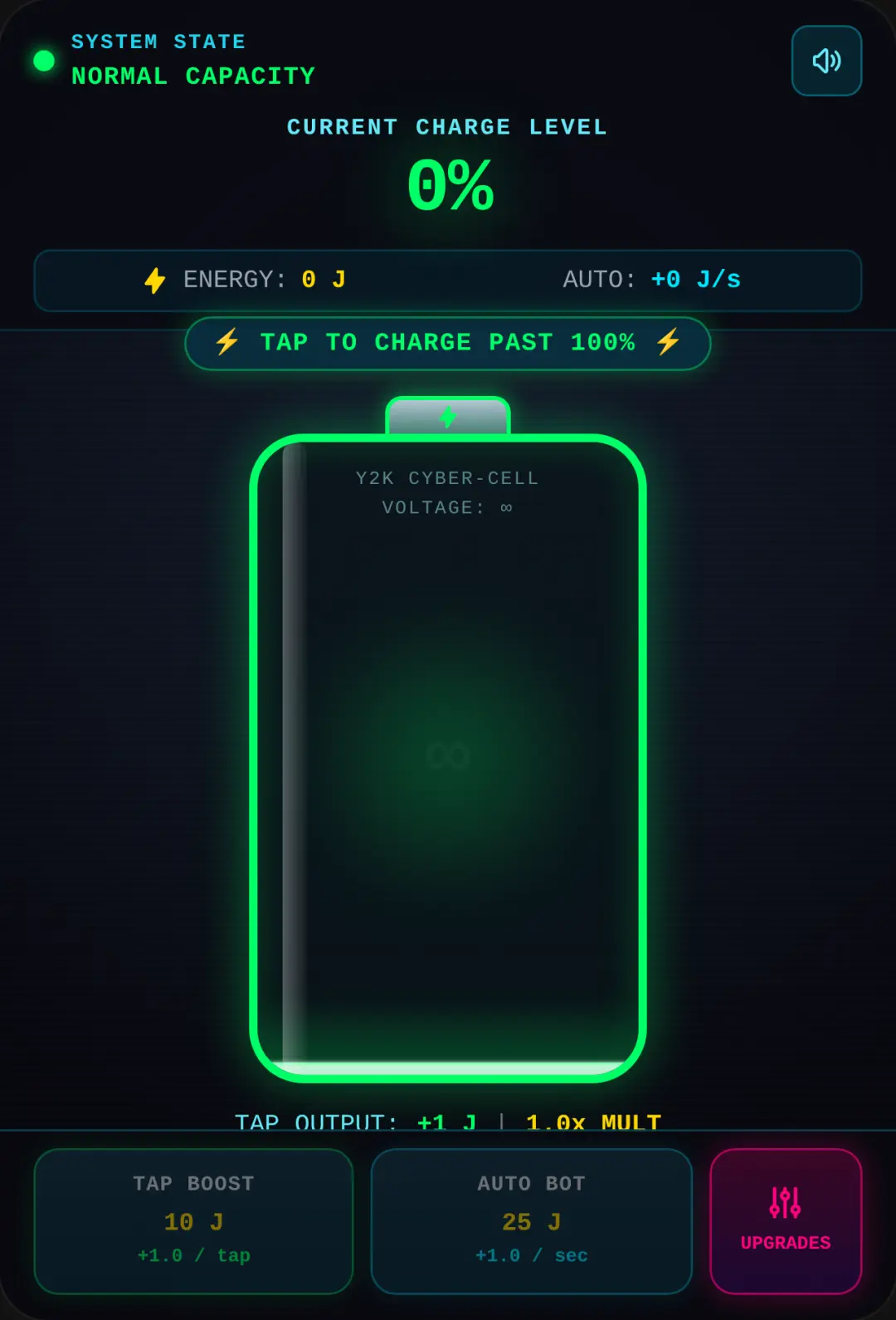 Infinity Battery Overcharge cover