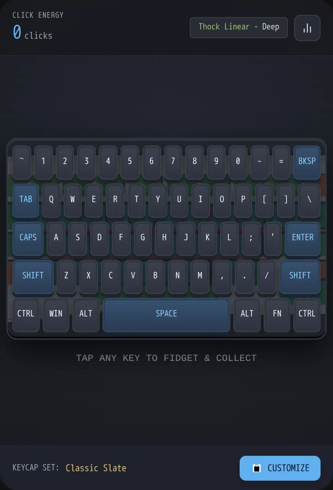 Mechanical Keyboard Fidget cover