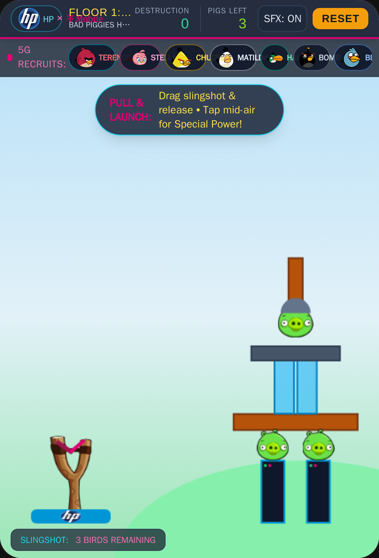 HP & T-Mobile Angry Birds vs Bad Piggies HQ cover