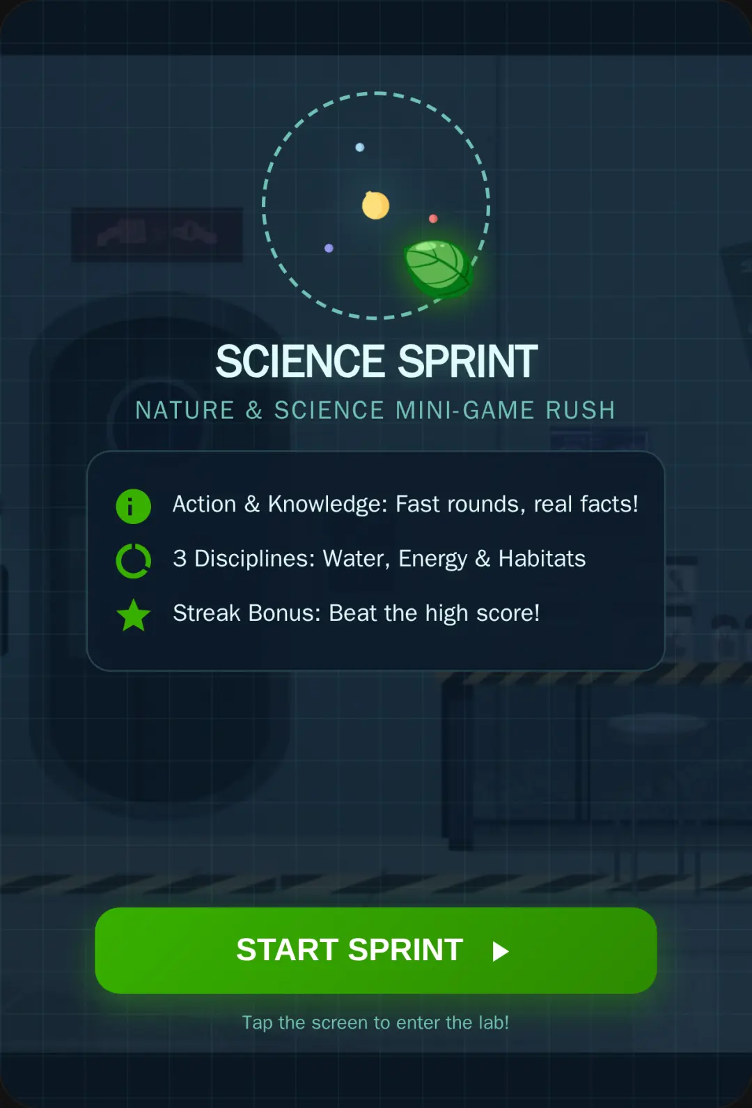 Science Sprint - Nature & Science cover