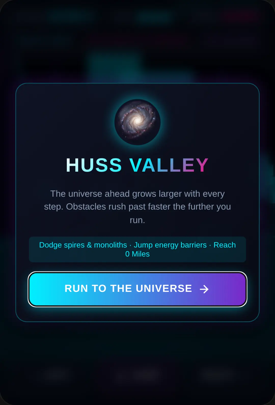 Huss Valley runner cover