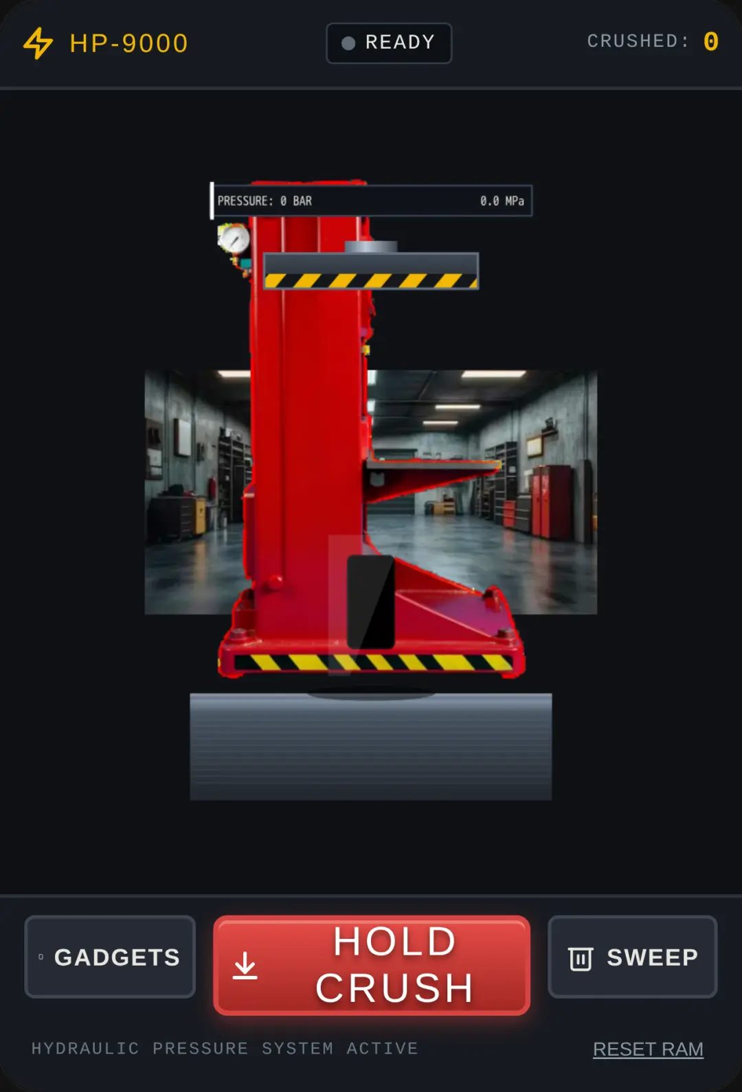 HYDRAULIC PRESS HP-9000 cover