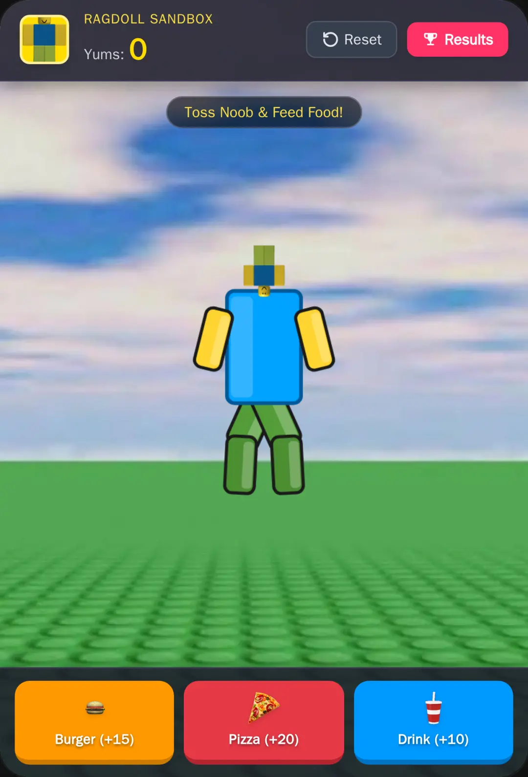 Roblox Noob Ragdoll Sandbox cover