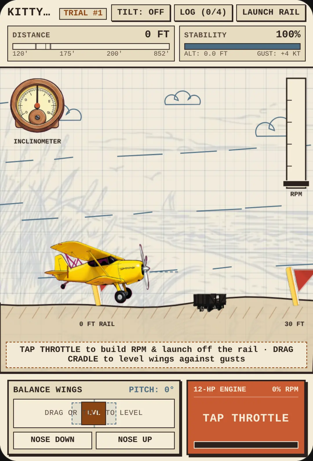 Kitty Hawk 1903 — Wright Flyer Simulation cover