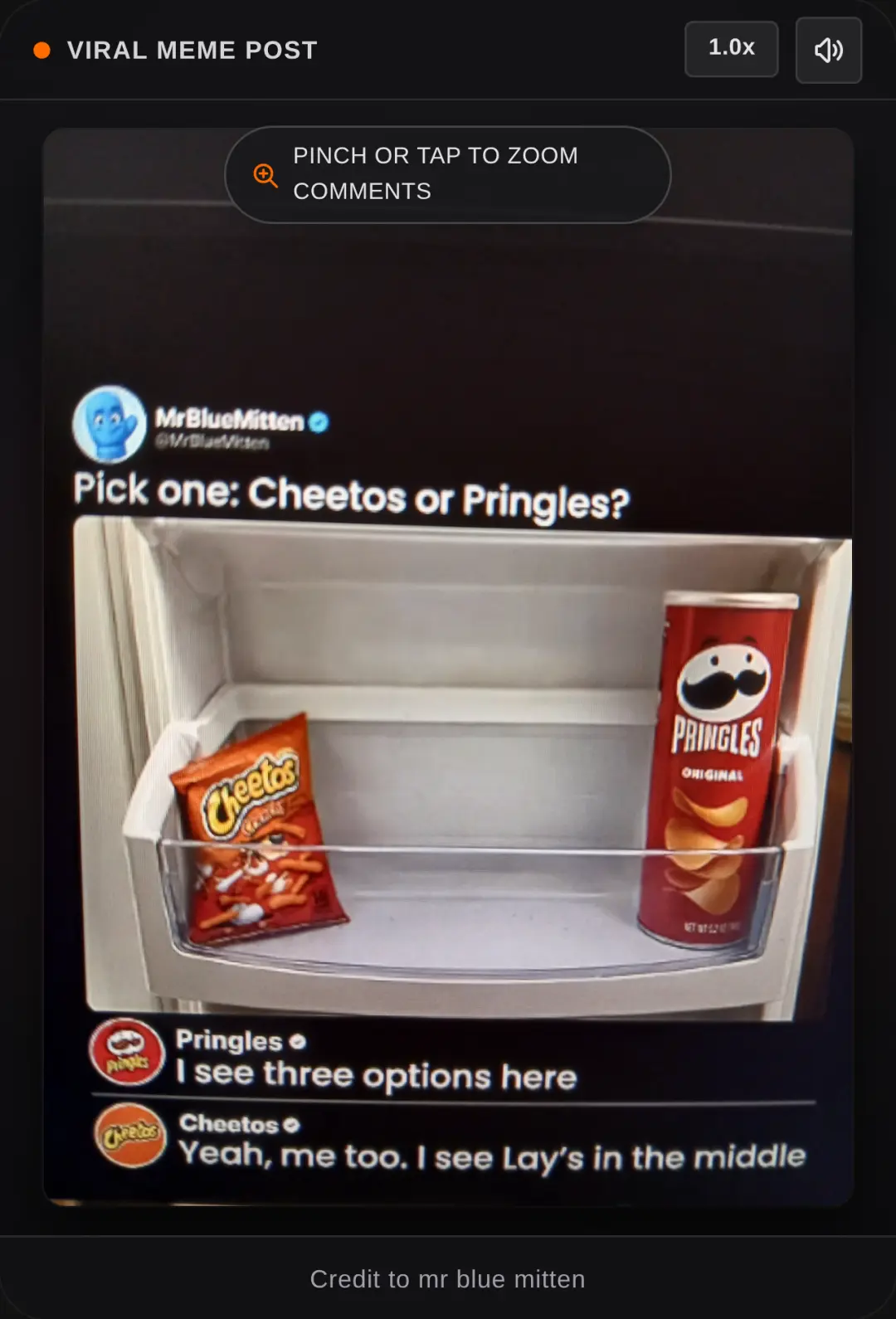 Pick One: Cheetos or Pringles or lays? cover