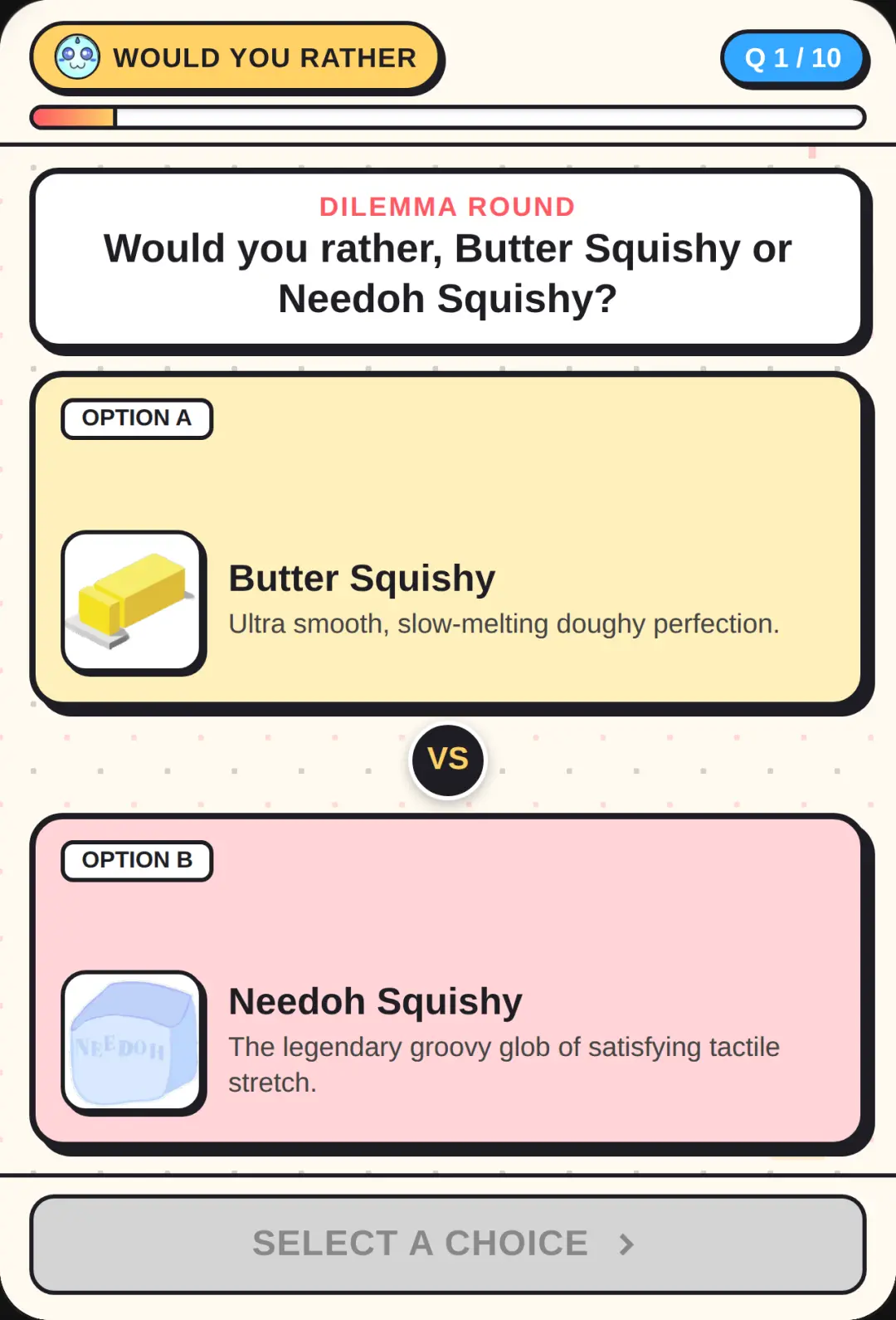 Would You Rather: Squishy Edition cover