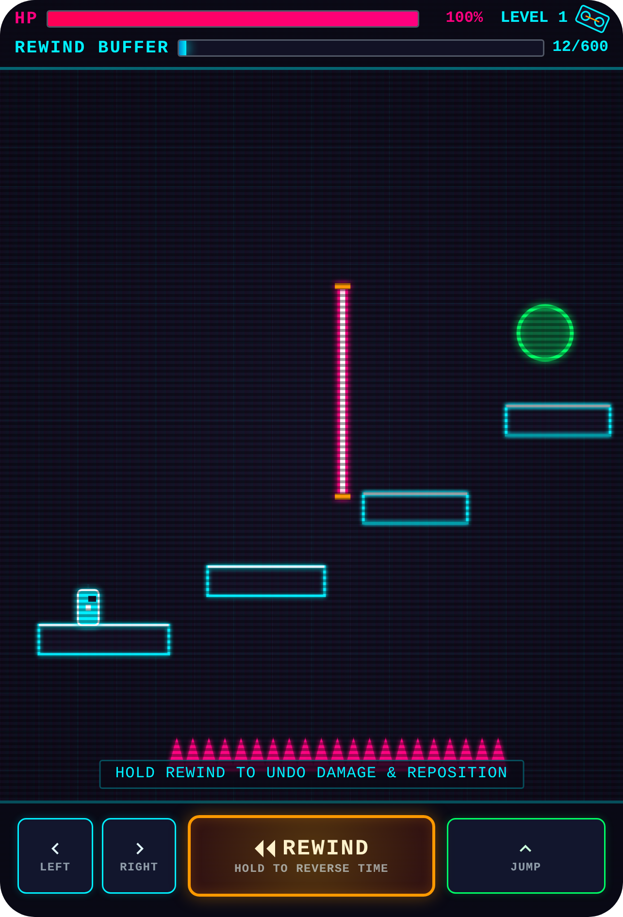 CHRONO REWIND // CYBER PLATFORMER cover