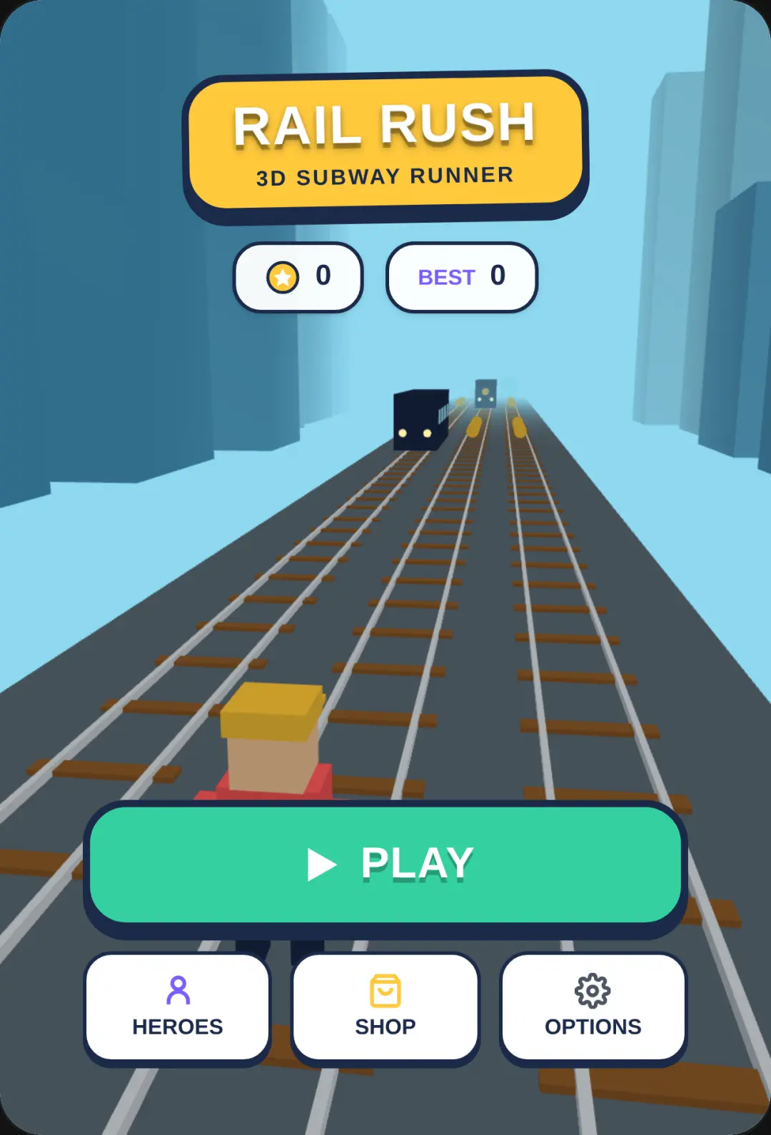 Rail Rush: Subway Runner 3D cover