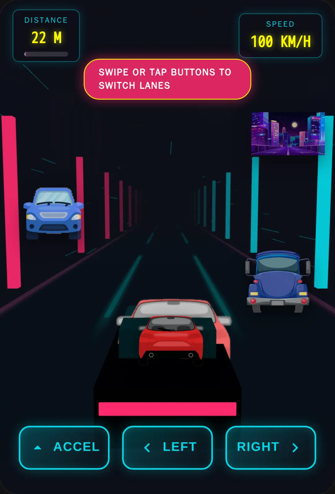 Neon Highway Racer cover