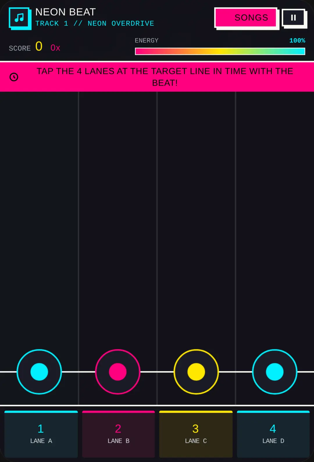 NEON BEAT // RHYTHM ARCADE cover