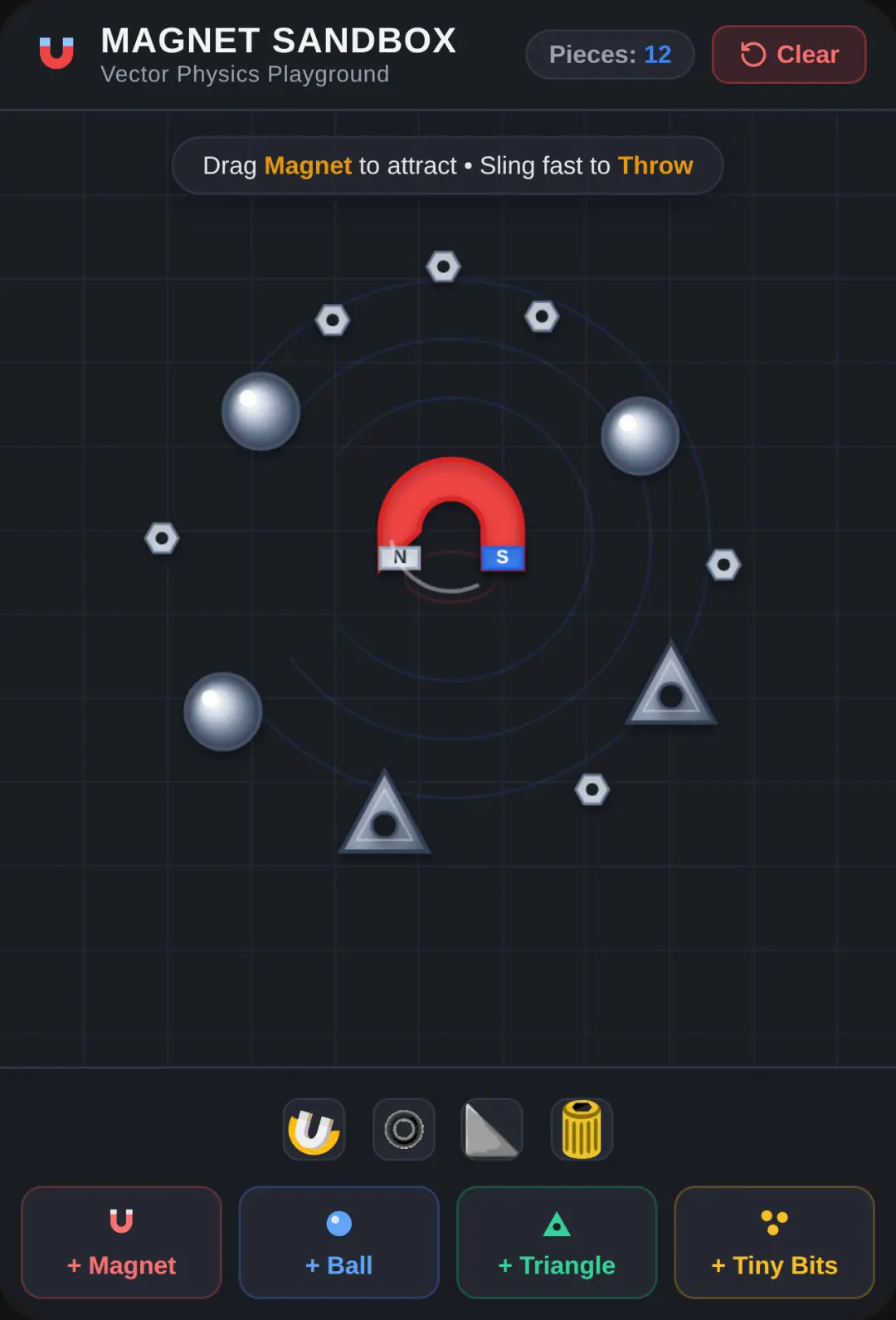 Magnet Sandbox cover