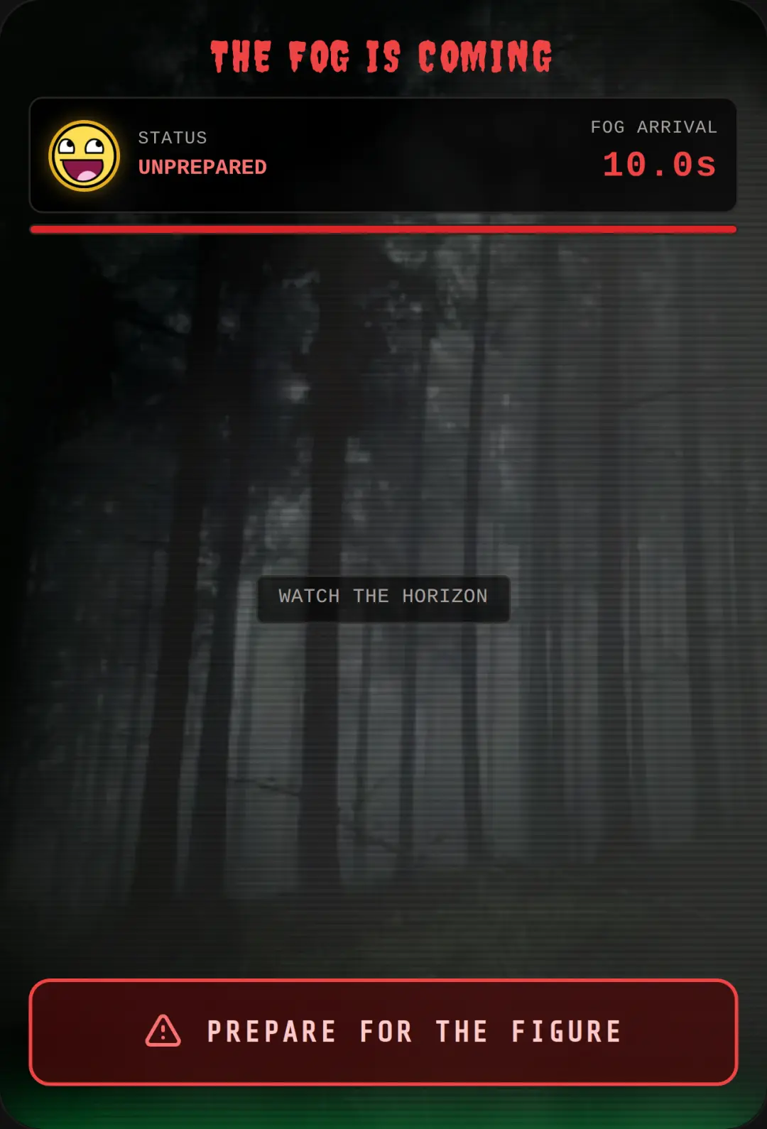 THE FOG IS COMING cover