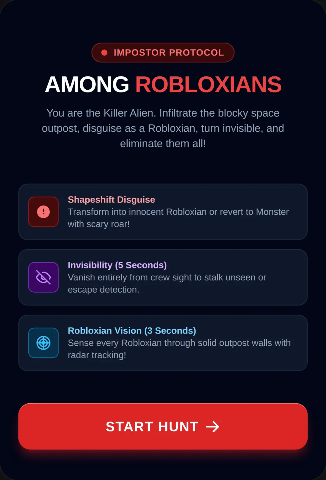 Among Robloxians: Monster Impostor cover