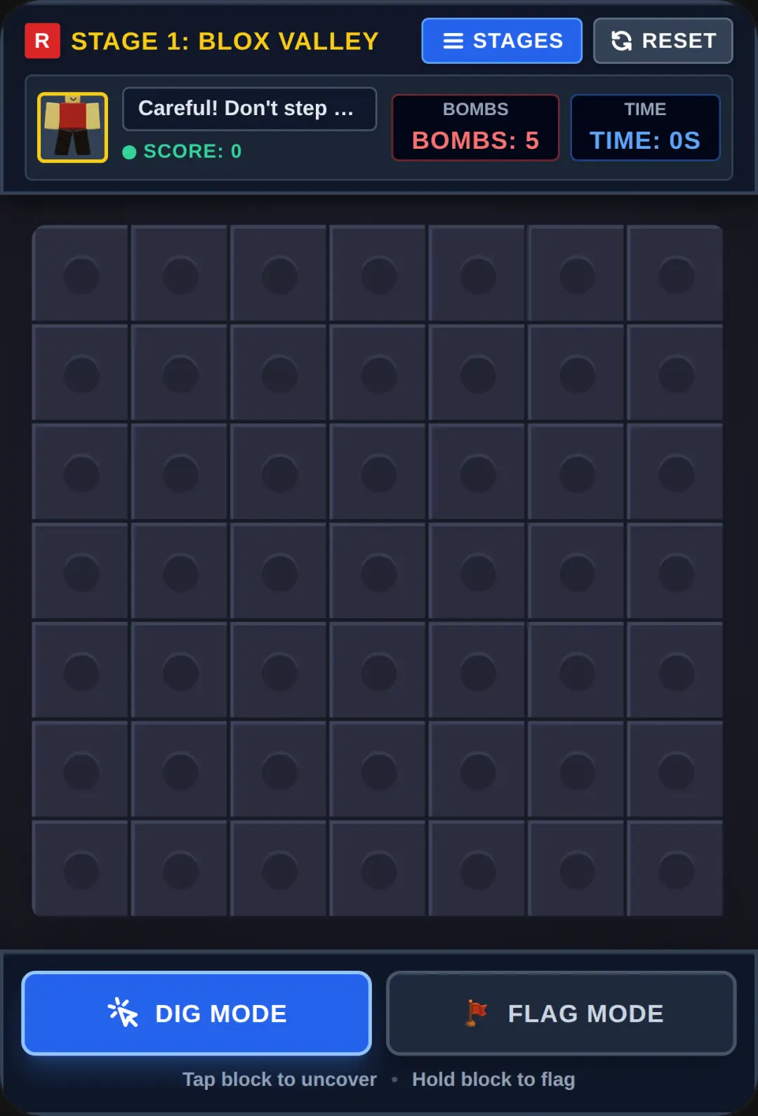 Roblox Minesweeper Adventure cover
