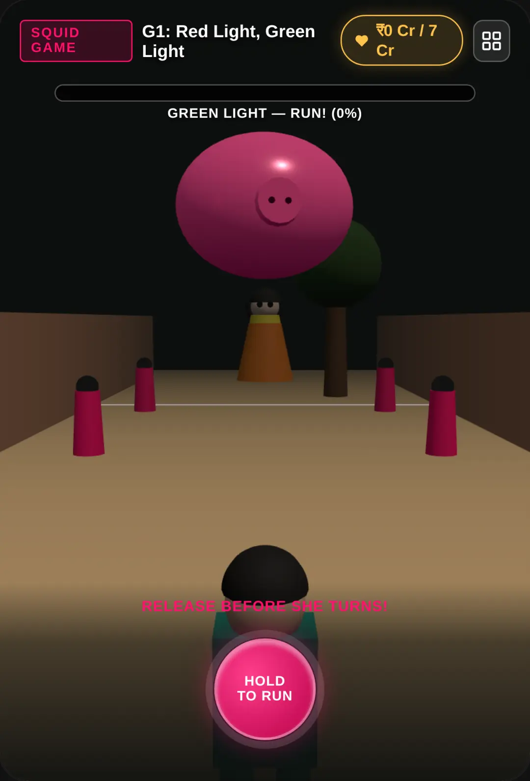 Squid Game: 7 Levels cover