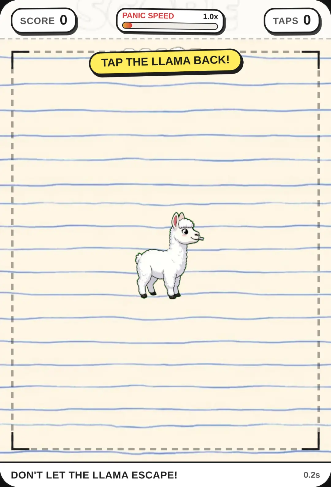 Runaway Llama Panic cover