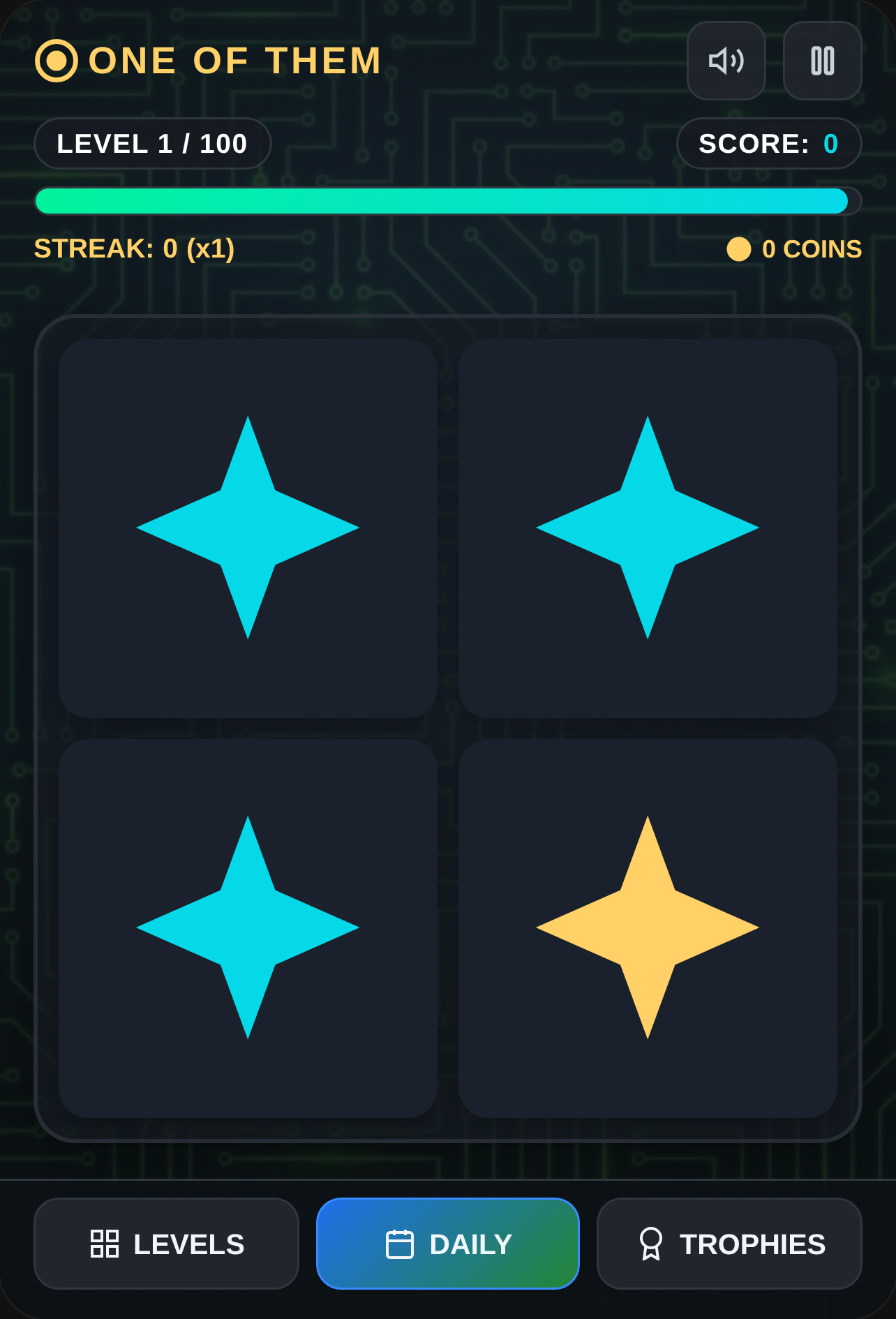 ONE OF THEM - Fast Observation Puzzle cover