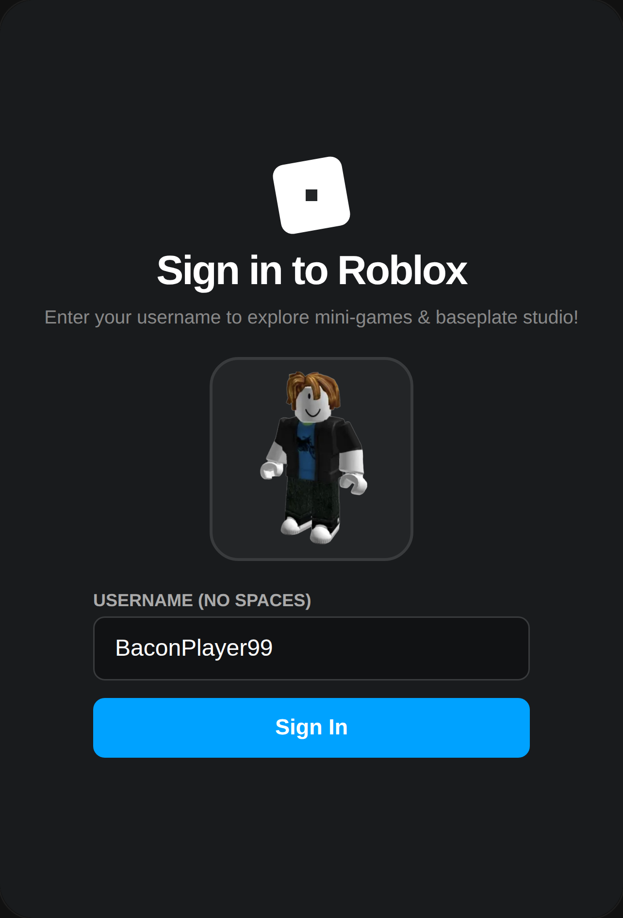 Roblox Hub & Games cover