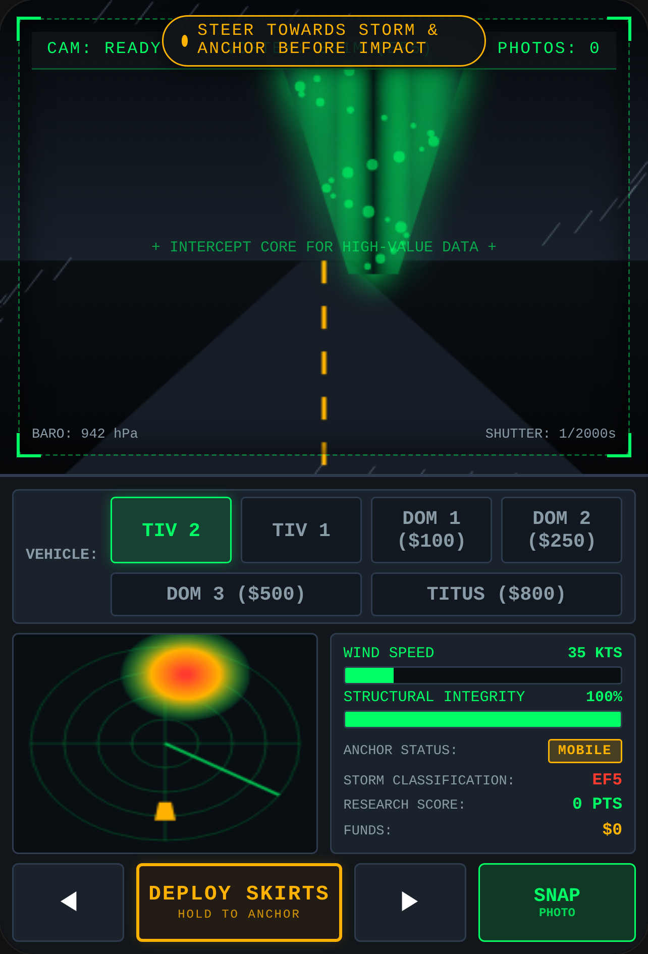 Tornado Chase Telemetry - TIV Intercept cover