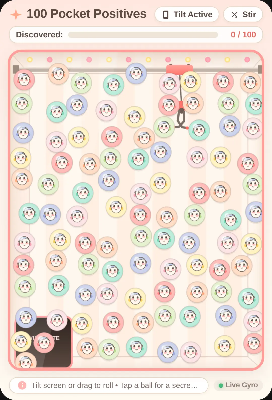 100 Pocket Positives - Discover Positive Letters Under Each Pocket! Hope you love our games 💗 -GFCU cover