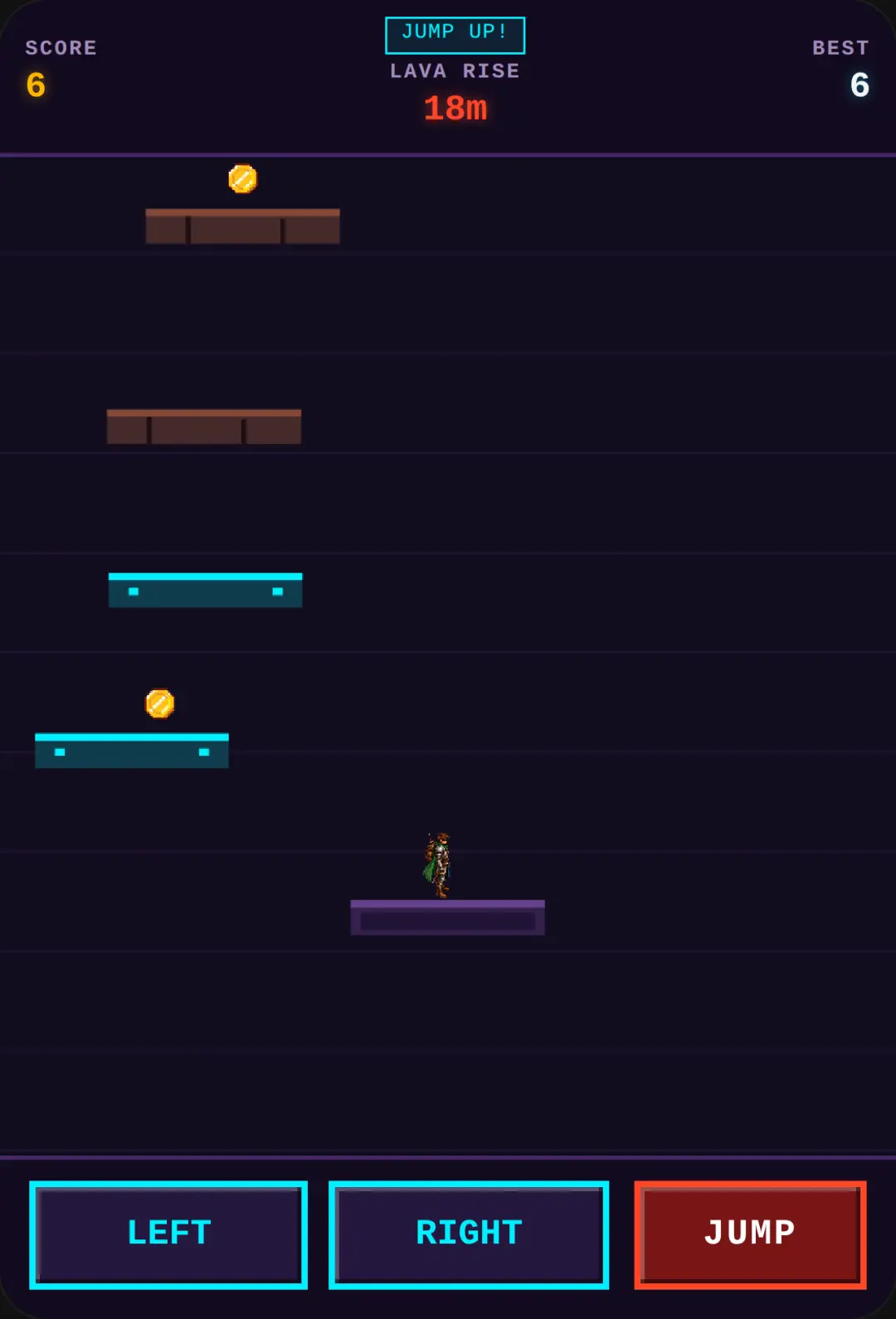 Floor Is Lava - Retro Pixel Platformer cover