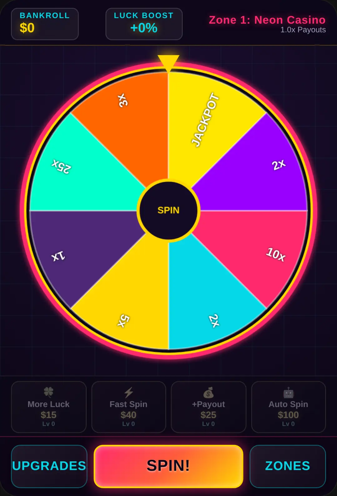 Neon Fortune Casino - Spin the Wheel cover